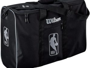 Wilson NBA Authentic 6-Ball Bag, Black