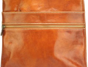 Δερμάτινη Τσάντα Ώμου Chiara Firenze Leather 6562 Tan