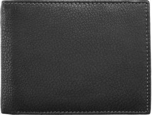 Ανδρικό Δερμάτινο Πορτοφόλι Alfonso Firenze Leather ZA862 Μαύρο