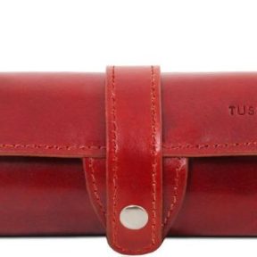 Δερμάτινη θήκη για στυλό πένες Tuscany Leather TL141620 Κόκκινο