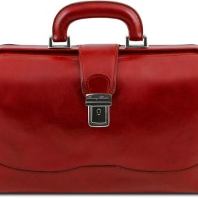 Ιατρική Τσάντα Δερμάτινη Raffaello Tuscany Leather TL141852 Κόκκινο