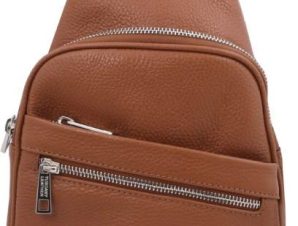 Ανδρικό Τσαντάκι Δερμάτινο Albert Tuscany Leather TL142022 Κονιάκ