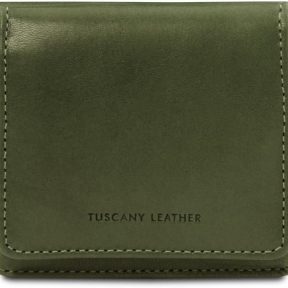 Unisex Πορτοφόλι Δερμάτινο Tuscany Leather TL142059 Πράσινο