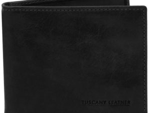 Δερμάτινη θήκη για Επαγγελματικές / Πιστωτικές κάρτες Tuscany Leather TL142055 Μαύρο