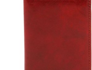 Δερμάτινη θήκη για Επαγγελματικές / Πιστωτικές κάρτες Tuscany Leather TL142063 Κόκκινο