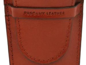 Δερμάτινη θήκη για στυλό ή πένα διπλή Tuscany Leather TL142130 Μελί